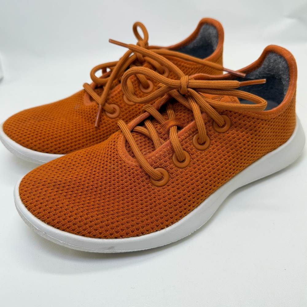 Allbirds Women's Tree Runners Rustic Orange Size 7 Everyday wear limited edition